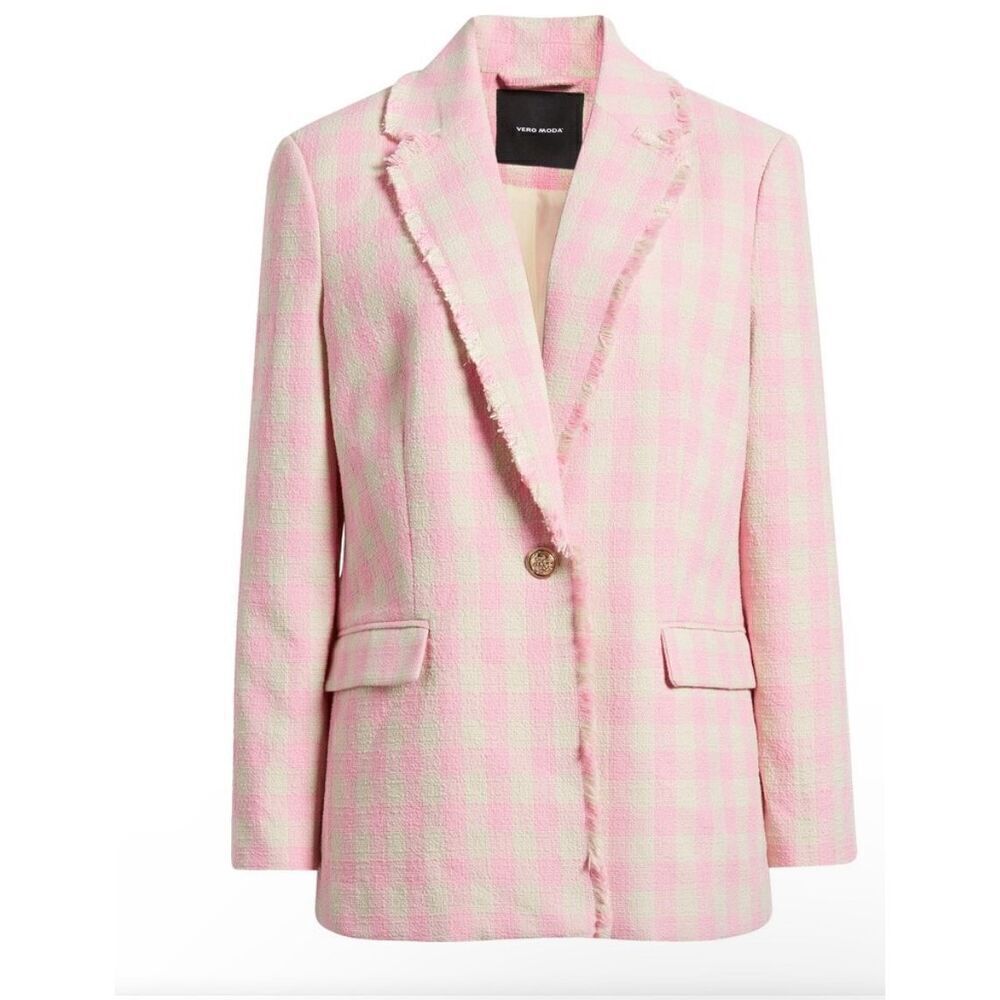 Vera Moda bree Kae check tweed blazer 6
